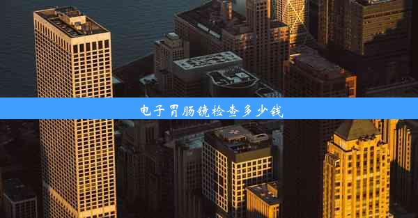 电子胃肠镜检查多少钱