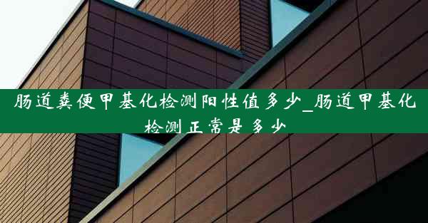 肠道粪便甲基化检测阳性值多少_肠道甲基化检测正常是多少