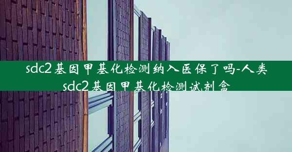 sdc2基因甲基化检测纳入医保了吗-人类sdc2基因甲基化检测试剂盒