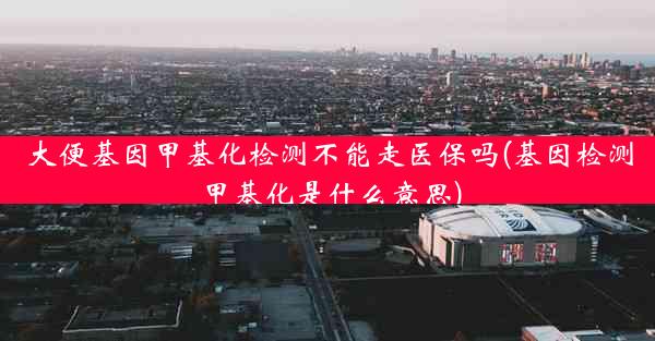 大便基因甲基化检测不能走医保吗(基因检测甲基化是什么意思)