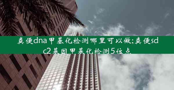 粪便dna甲基化检测哪里可以做;粪便sdc2基因甲基化检测5位点