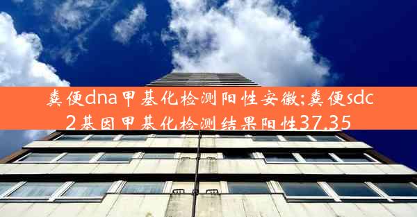 粪便dna甲基化检测阳性安徽;粪便sdc2基因甲基化检测结果阳性37.35