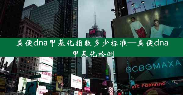 粪便dna甲基化指数多少标准—粪便dna甲基化检测