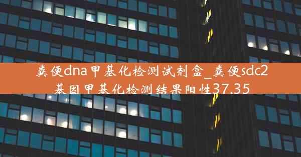 粪便dna甲基化检测试剂盒_粪便sdc2基因甲基化检测结果阳性37.35