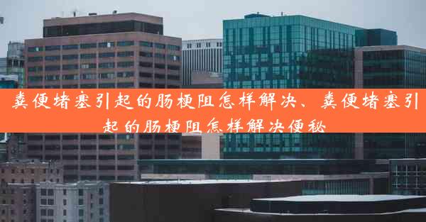 粪便堵塞引起的肠梗阻怎样解决、粪便堵塞引起的肠梗阻怎样解决便秘